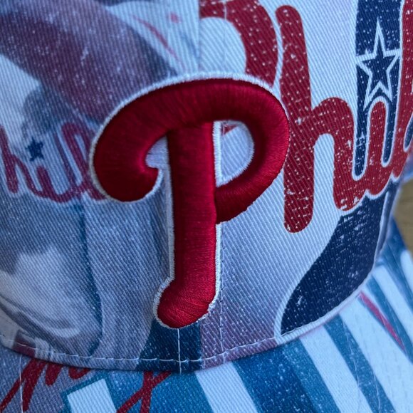 MITCHELL & NESS MLB PHILLIES JIMMY ROLLINS PRO PINCH SNAPBACK HAT NEW - Picture 3 of 6